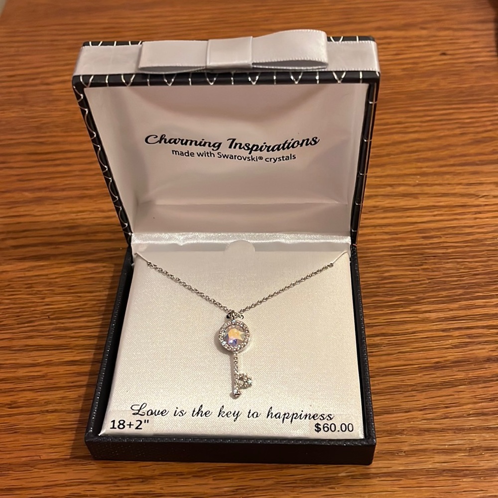 Crystal Key Necklace